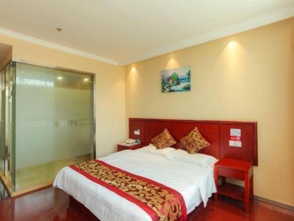 Greentree Inn Jiangsu Nantong Qidong Bus Station Express Hotel Hexingzhen Esterno foto