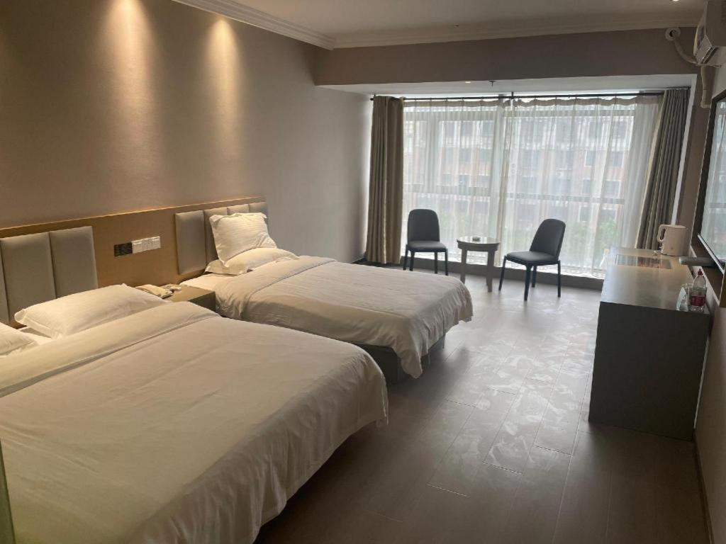 Greentree Inn Jiangsu Nantong Qidong Bus Station Express Hotel Hexingzhen Esterno foto