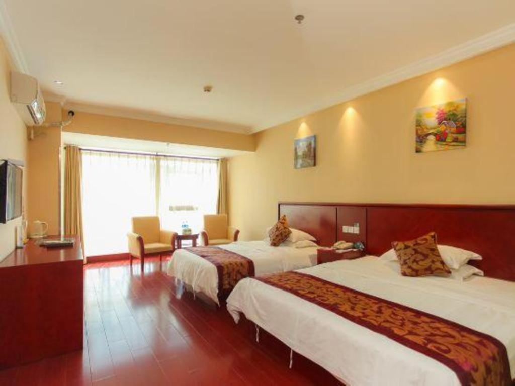 Greentree Inn Jiangsu Nantong Qidong Bus Station Express Hotel Hexingzhen Esterno foto