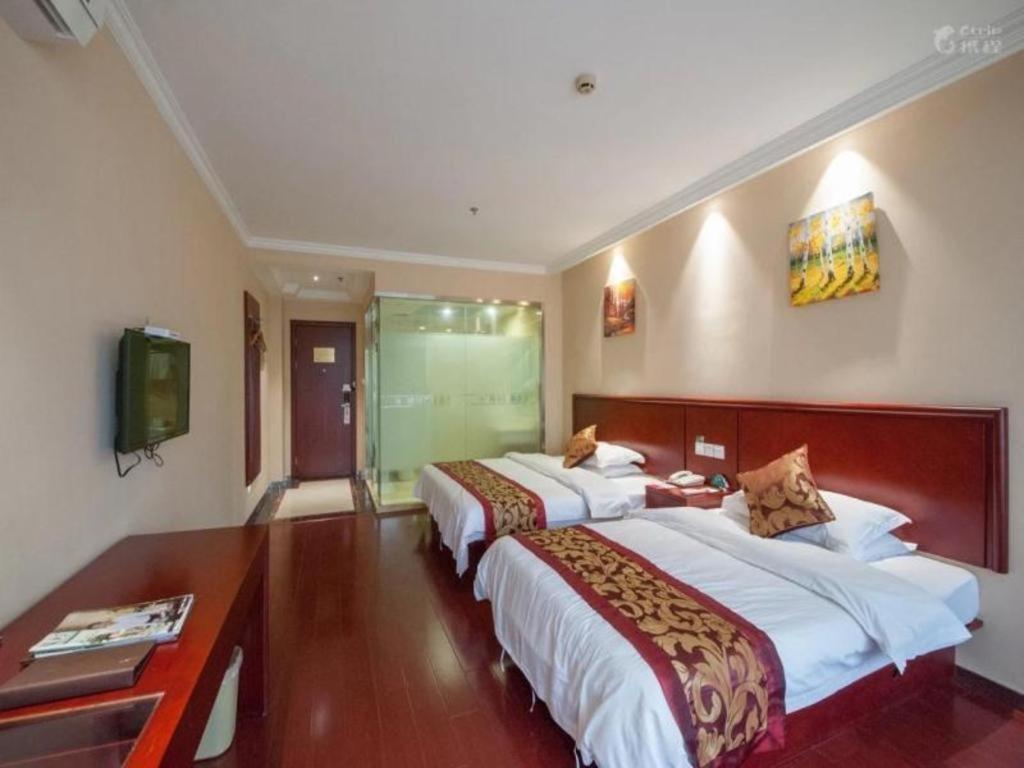 Greentree Inn Jiangsu Nantong Qidong Bus Station Express Hotel Hexingzhen Esterno foto